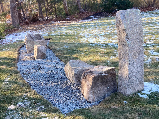 Stone pillar landscape